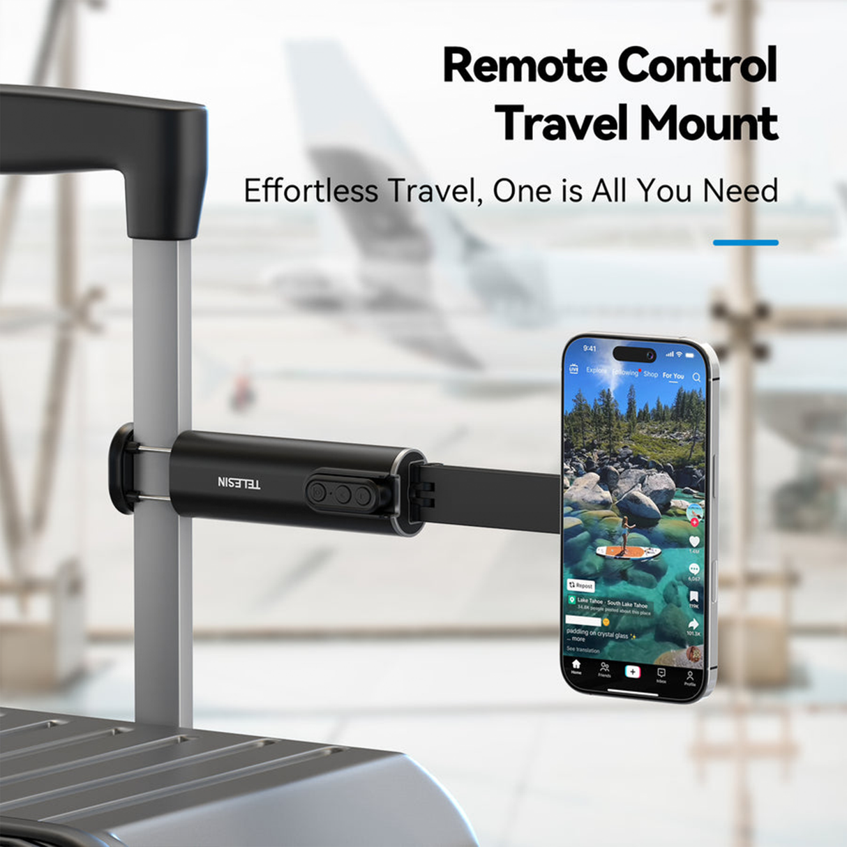 Buy Magnetic Travel Phone Holder by TELESIN at SASKA Trading , Dubai UAE