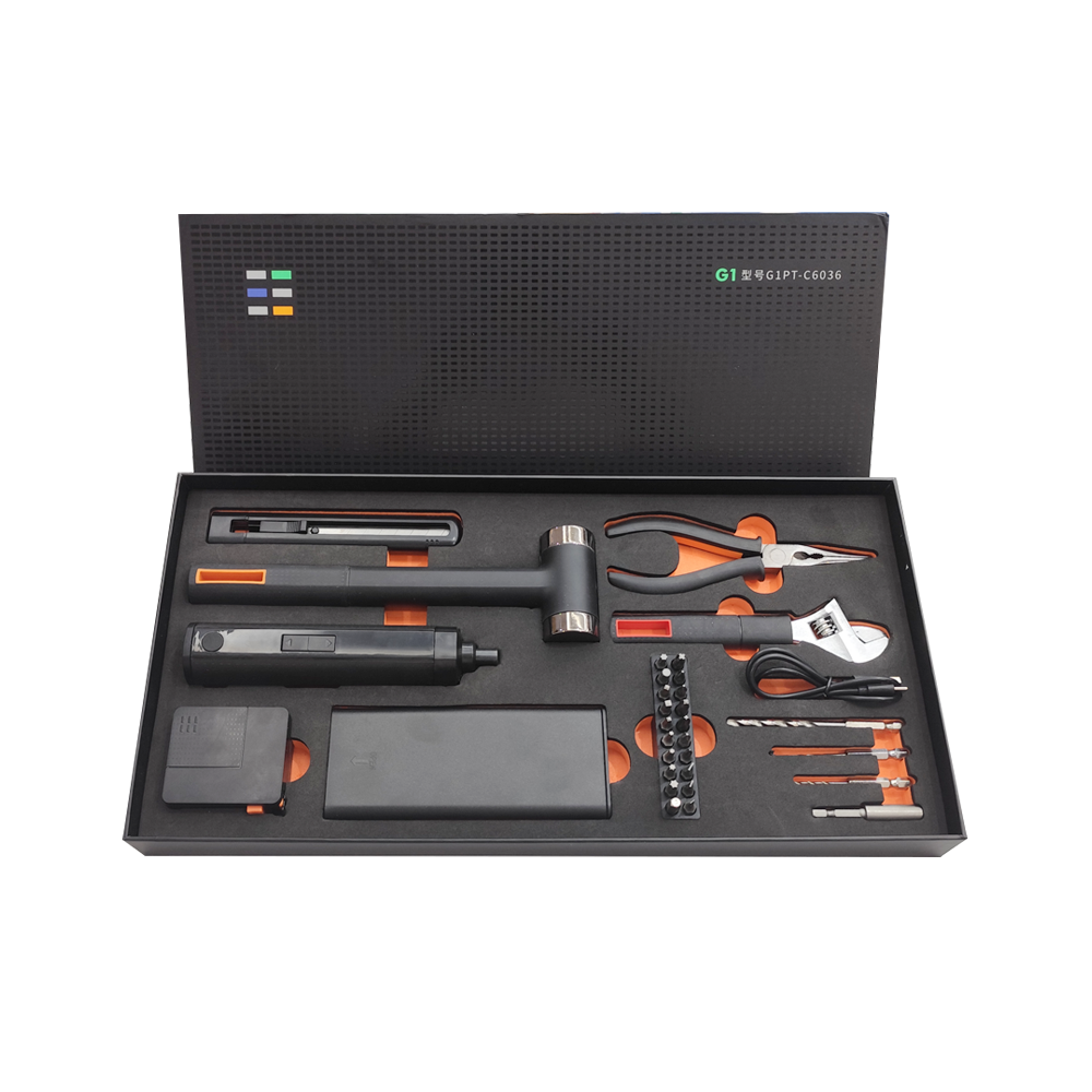 Multifunctional Home Tool Set with Electric Screw Driver - SASKA Trading