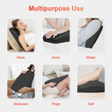 Ultra Slim Back & Neck Massager 1228 with 3D Shiatsu Deep Kneading & Heat by Comfier