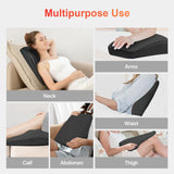 Ultra Slim Back & Neck Massager 1228 with 3D Shiatsu Deep Kneading & Heat by Comfier