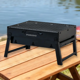 شواية صغيرة محمولة وقابلة للطي وسهلة الاستخدام وصغيرة الحجم، مثالية للتخييم في الهواء الطلق من Porodo