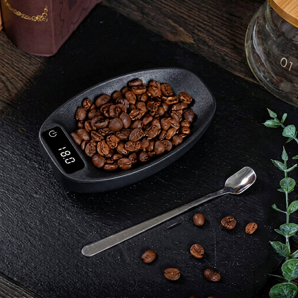 Mini Digital Espresso & Pour Over Coffee Scale 0.1g Accuracy, Travel Portable Digital Kitchen Scale