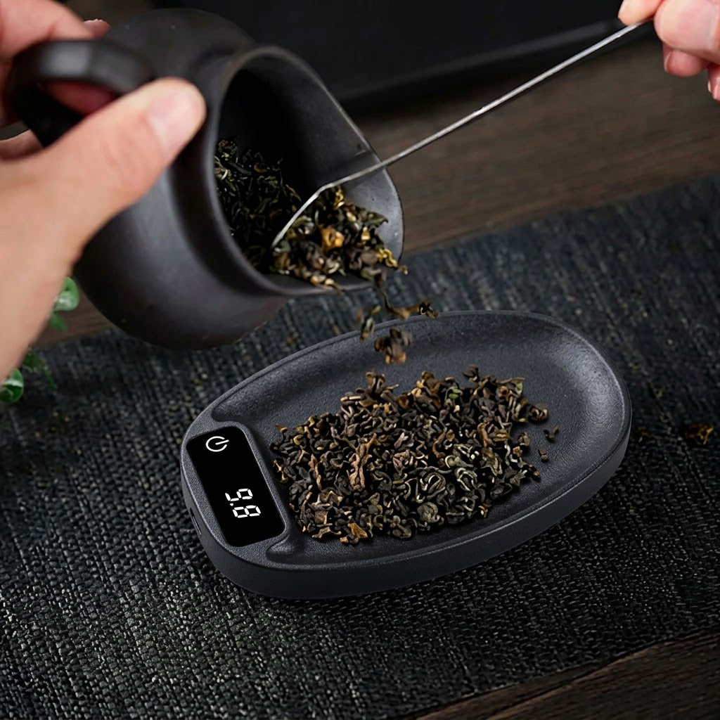 Mini Digital Espresso & Pour Over Coffee Scale 0.1g Accuracy, Travel Portable Digital Kitchen Scale
