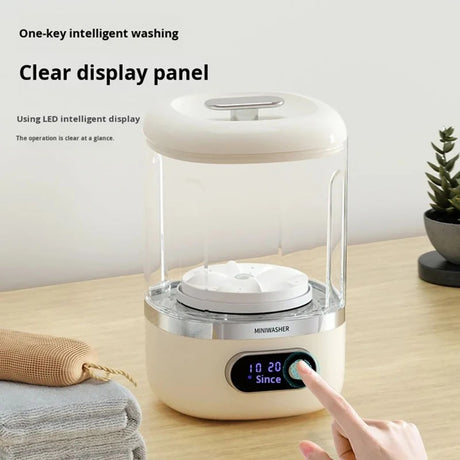 Portable 1 L Mini Washing Machine – Compact Lightweight Laundry Spinner Washer with 1000 RPM Motor | Washing Machine | SASKA Trading
