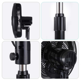 Modern Electric Standing Fan 16 Inch with 3 Speeds & Temperature Display (ST-4204) by Winning Star | Cooling Fan | SASKA Trading