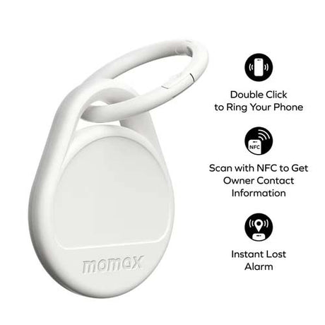 Pinpop Lite Bluetooth Tracker – Smart Item Finder with Apple Find My Support by momax | Tracker | SASKA Trading