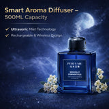 500ml Portable Ultrasonic Essential Oil Diffuser, Rechargeable Aroma Fragrance Machine