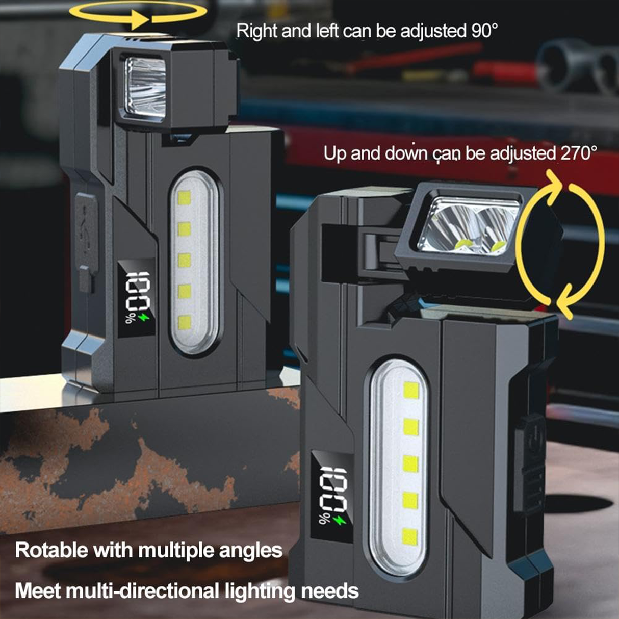 Multifunctional DC11 Flashlight | USB-C Rechargeable Mini Pocket Torch