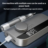 Portable Electric Nail Drill Machine HX-102, Rechargeable Cordless Nail Polisher with LCD Display