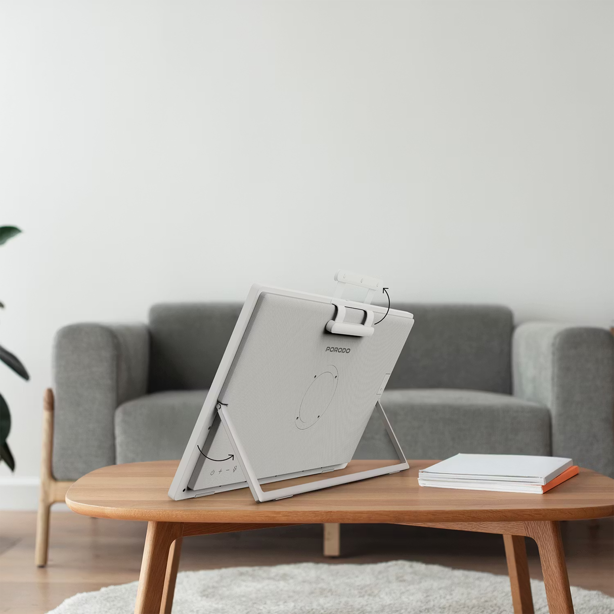 Naspanora 24.5″ Portable Smart Tablet – Android 14 Touch Display with Stereo Speakers by Porodo | Portable Smart Tablet | SASKA Trading