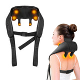 4D Neck & Shoulder Massager with Heat, 3 Speeds, Quiet, Rechargeable by Green Lion