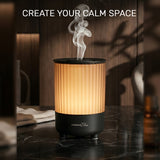 Noa Aroma Diffuser with 7 Color Lights & 150mL Water Tank – USB-C Portable Aromatherapy Humidifier by Porodo