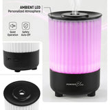Noa Aroma Diffuser with 7 Color Lights & 150mL Water Tank – USB-C Portable Aromatherapy Humidifier by Porodo