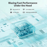 i3 AI Box Android 13 Wireless CarPlay Adapter with 4G SIM, 8-Core Processor, YouTube, Netflix, Disney+, TikTok, Split Screen & Google Play Support by OTTOCAST