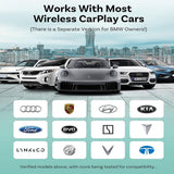 i3 AI Box Android 13 Wireless CarPlay Adapter with 4G SIM, 8-Core Processor, YouTube, Netflix, Disney+, TikTok, Split Screen & Google Play Support by OTTOCAST