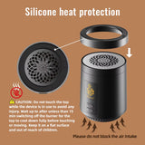 2-in-1 Electric Bakhoor Burner for Charcoal & Oud – Portable Electric Mabkhara Incense Burner (B39)