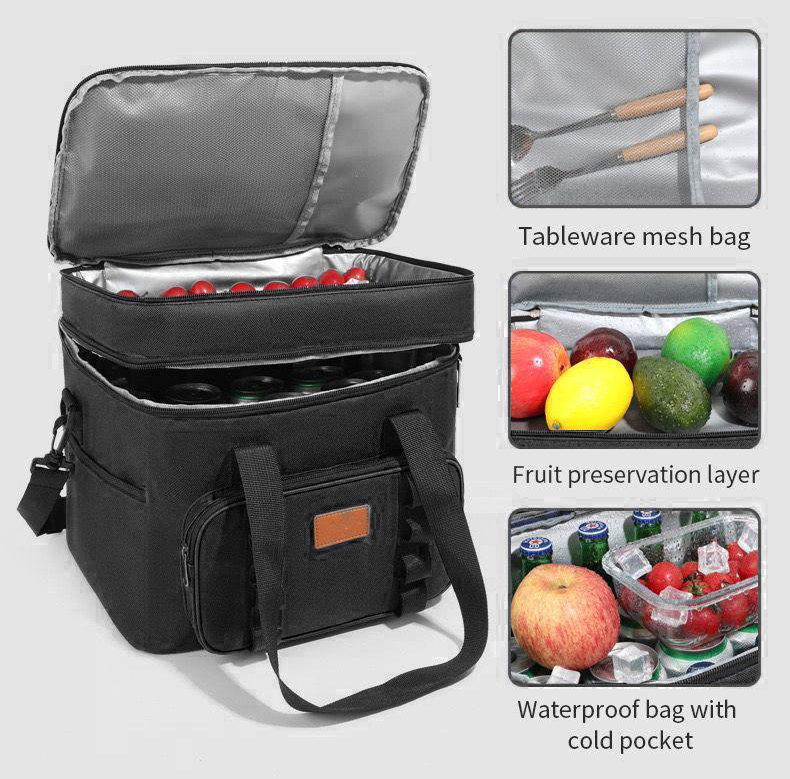 Portable Thermal Insulated Lunch Bag - SASKA Trading