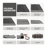 Outdoor Waterproof Portable Picnic Mat 2x3m - SASKA Trading