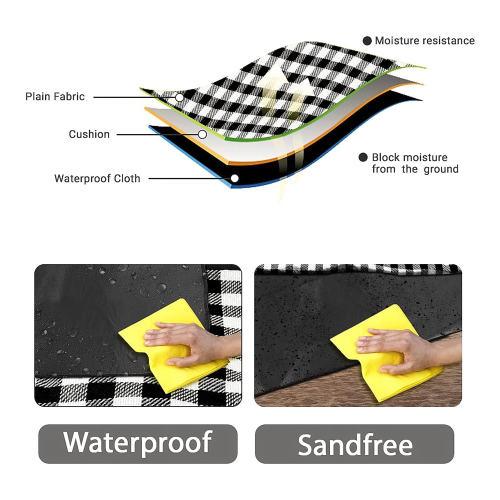 Outdoor Waterproof Portable Picnic Mat 2x3m - SASKA Trading