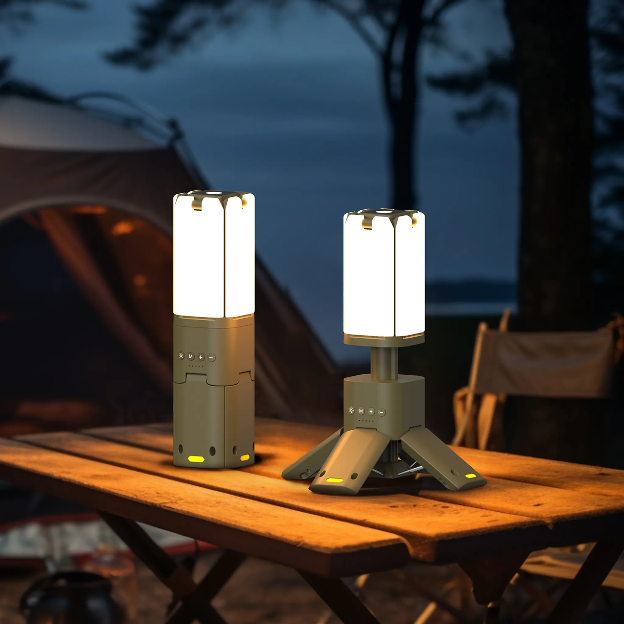 Rechargeable Multifunctional Outdoor Waterproof Four Leaf Camping Light Z2 - SASKA Trading