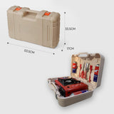 Portable Outdoor Gas Stove Cooking Set with Grill Pan and Camping Tools in One Kit