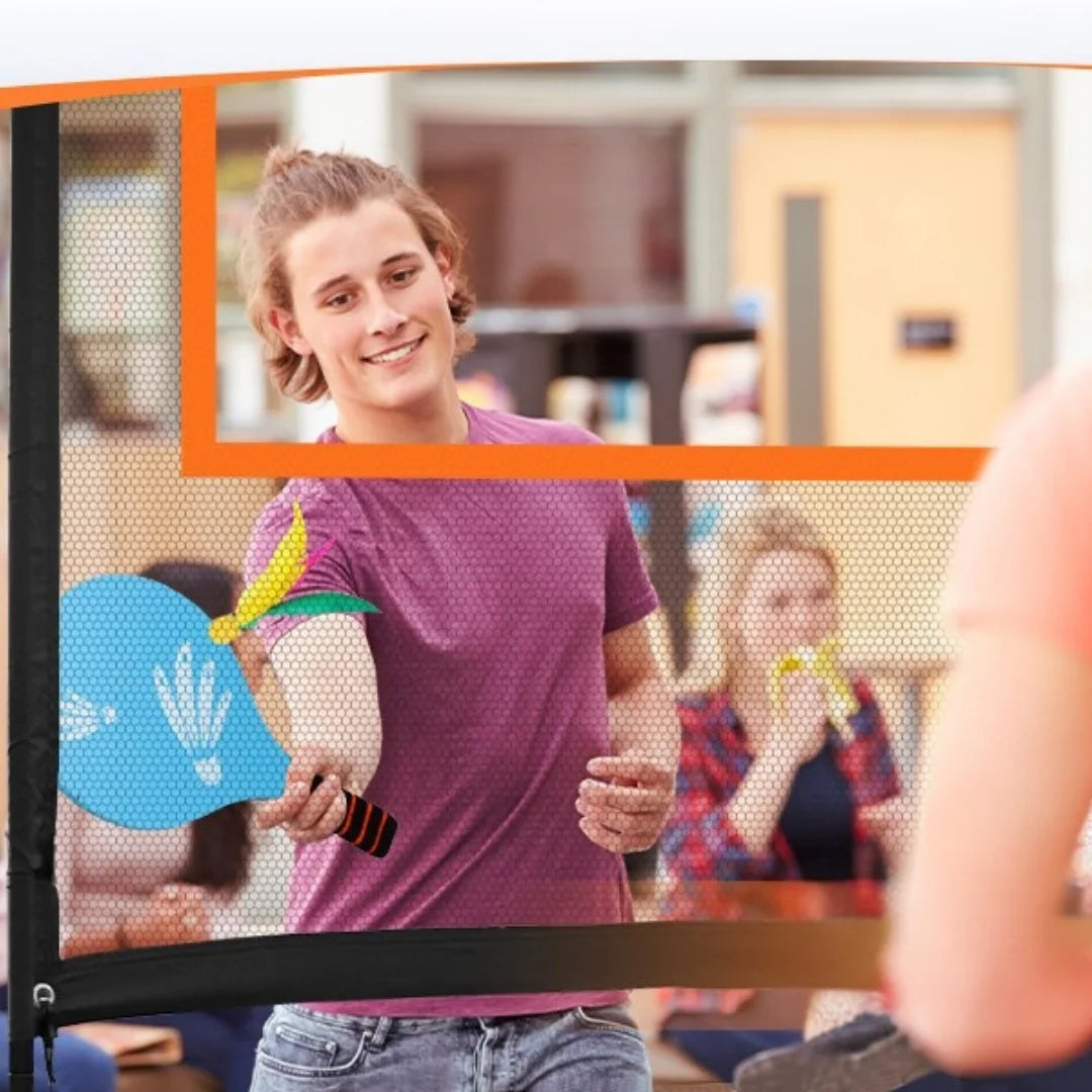 Sport Paddle Game with Net, Indoor and Outdoor Play, Pickleball-Style