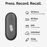 PLAUD NotePin AI Voice Recorder by PLAUD.AI  AI Voice Recorder SASKA Trading