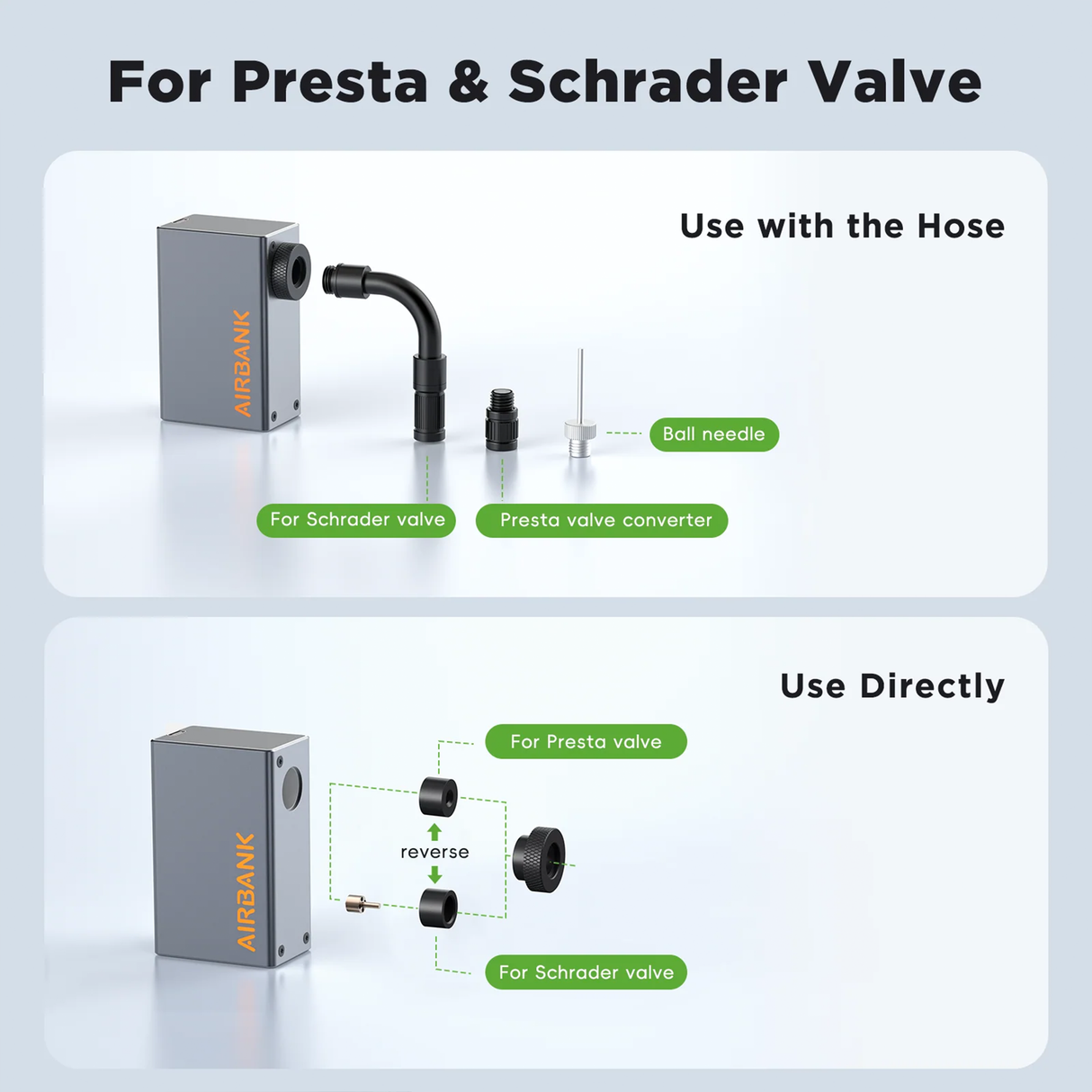 Pocket 2 Pro Mini Electric Bike Pump – 120 PSI Smart Rechargeable Inflator by AIRBANK