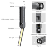 Porodo 2 in 1 Foldable Outdoor Flashlight 5W