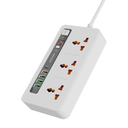 Porodo 3AC 4USB Multi Port Super Hub 2M | Power Hub | SASKA Trading