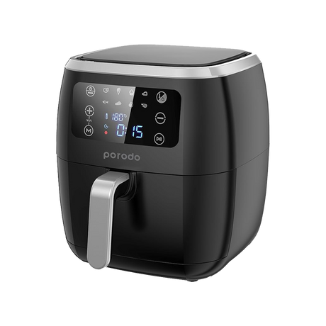 Smart Air Fryer with APP Control 6L 1800W Black - SASKA