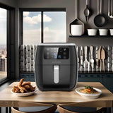 Smart Air Fryer with APP Control 6L 1800W Black - SASKA