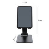 حامل مكتبي قابل للطي - مانع للانزلاق، دوران 360 درجة، زاوية قابلة للتعديل من Porodo