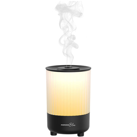 Noa Aroma Diffuser with 7 Color Lights & 150mL Water Tank – USB-C Portable Aromatherapy Humidifier by Porodo - SASKA - SASKA.UAE - SASKA.AE