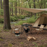 طاولة تخييم عالية الجودة، قابلة للطي، محمولة، خفيفة الوزن، بتصميم عصري من Porodo.