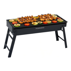 Portable Charcoal BBQ Grill for Outdoor Cooking, Foldable Design by Porodo | BBQ Grill | SASKA Trading