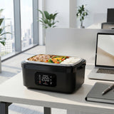 Portable Electric Lunch Box 1L with 8000mAh Battery, Digital Touch Screen & USB-C Fast Charging by Green Lion
