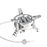 Portable Gas Stove 7 Burner– Windproof, Compact & Ready for Outdoor by Taku Murano