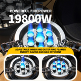 Portable Gas Stove 7 Burner– Windproof, Compact & Ready for Outdoor by Taku Murano