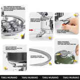 Portable Gas Stove 7 Burner– Windproof, Compact & Ready for Outdoor by Taku Murano