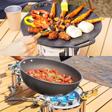 Portable Gas Stove 7 Burner– Windproof, Compact & Ready for Outdoor by Taku Murano