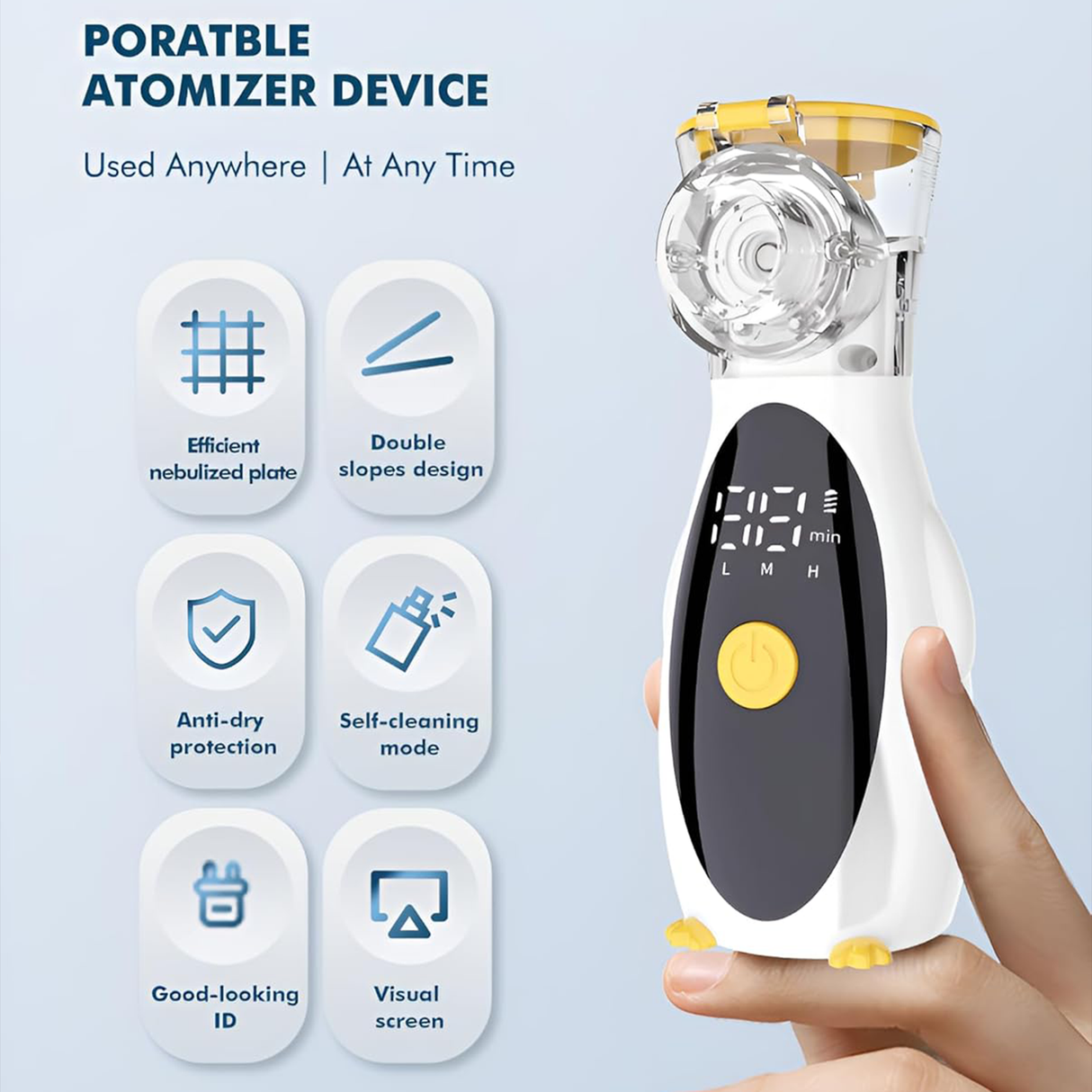 Portable Mini Mesh Nebulizer P1 | Nebulizer | Buy Now at SASKA Trading