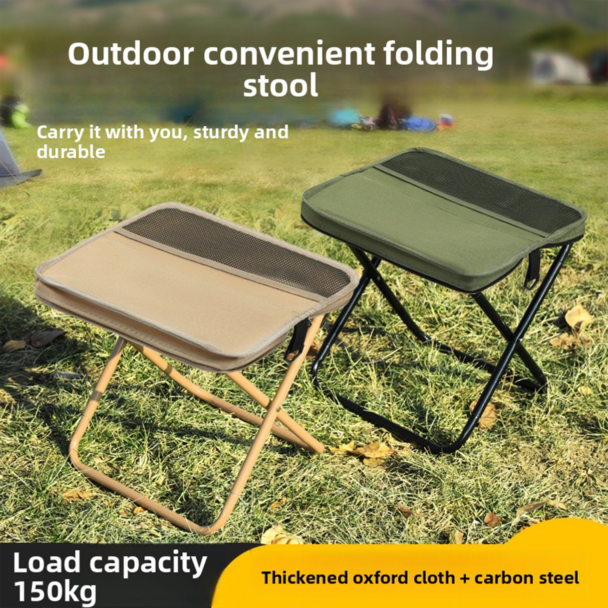 Portable Ultralight Mini Folding Stool – Compact Outdoor Camping Seat