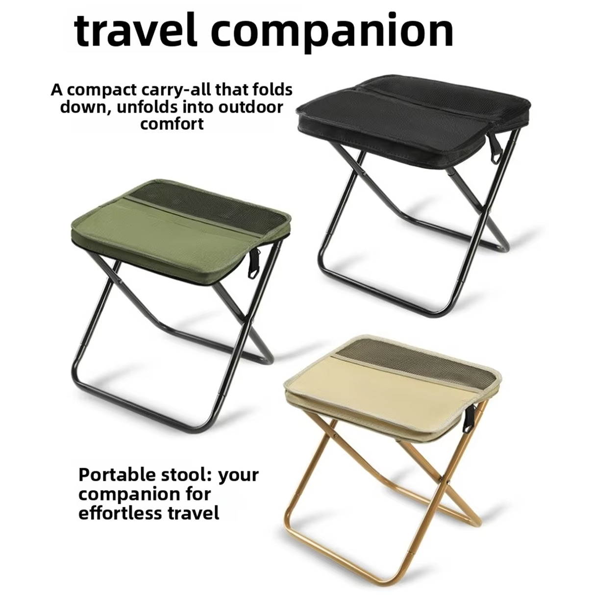 Portable Ultralight Mini Folding Stool – Compact Outdoor Camping Seat