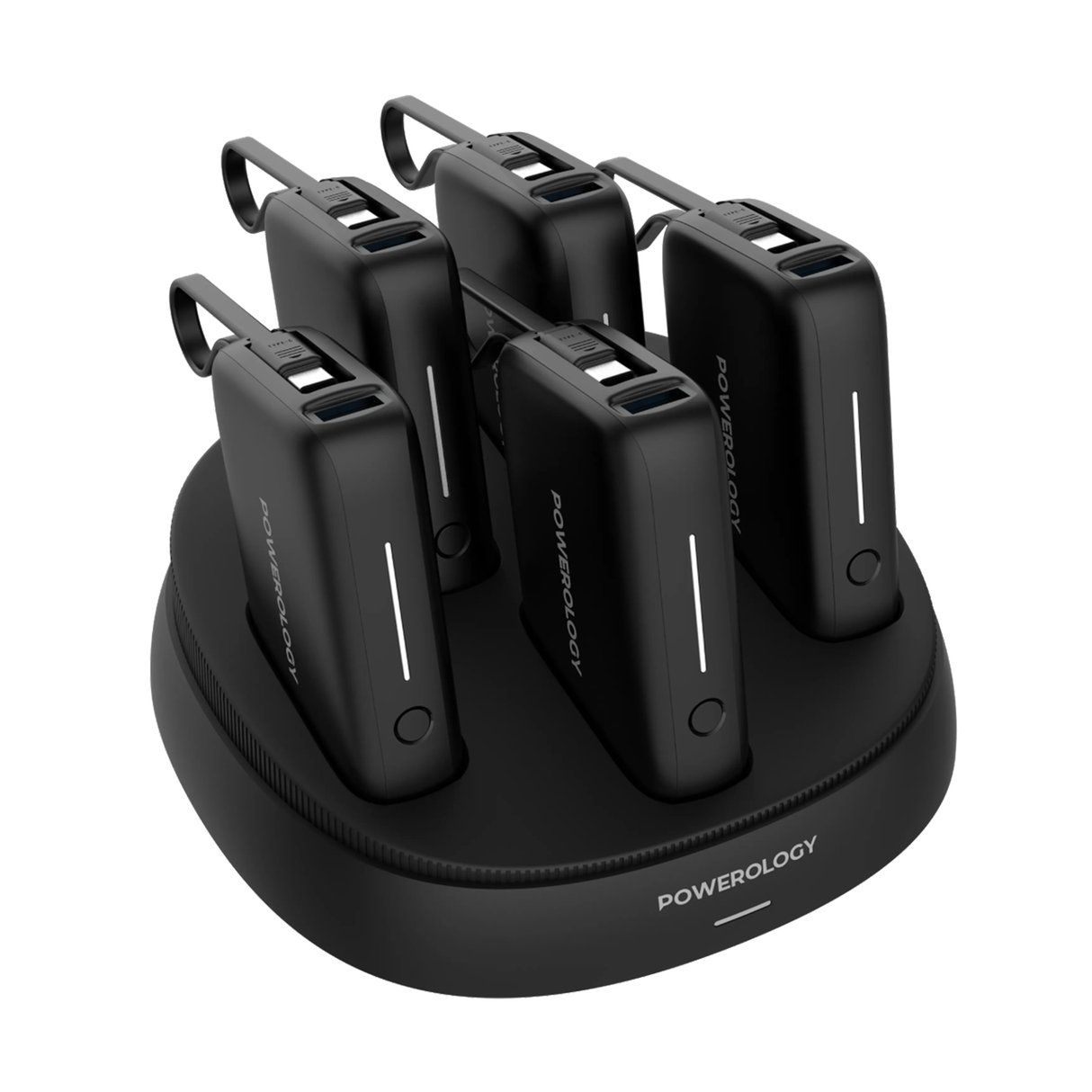 Power Bank Station 5 * 10000mAh – Portable USB Charging Hub by Powerology