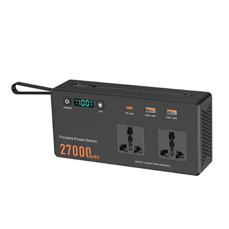 150W Mini Portable Power Station with AC Outlet, 27000mAh Lithium Power Bank CN150 by Blue Fire | saska.ae | saska
