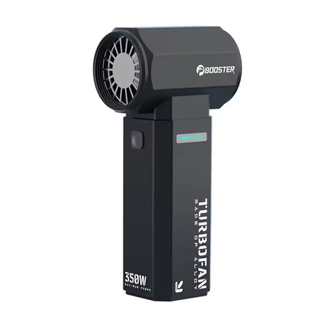 Powerful 4-Speed Mini Turbo Fan 350W by BOOSTER | Air Blower | SASKA Trading Dubai UAE