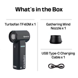 Powerful 4-Speed Mini Turbo Fan 350W by BOOSTER | Air Blower | SASKA Trading Dubai UAE