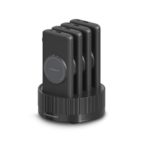 4-in-1 Station 10000mAh x4 Wireless Power Bank Terminal saska.ae saska