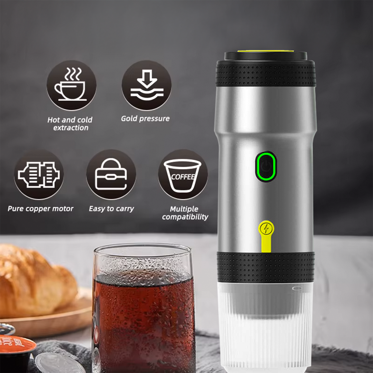 Premium Portable Espresso Machine | Coffee Maker | SASKA Trading Dubai UAE
